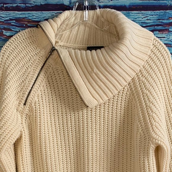 Spense Knits Offset Collar Sweater - Picture 2 of 8